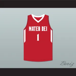 Bol Bol 1 Mater Dei High School Red Basketball Jersey 2