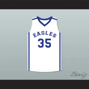 Brian Newell 35 Eagles High School Basketball Jersey Thunderstruck