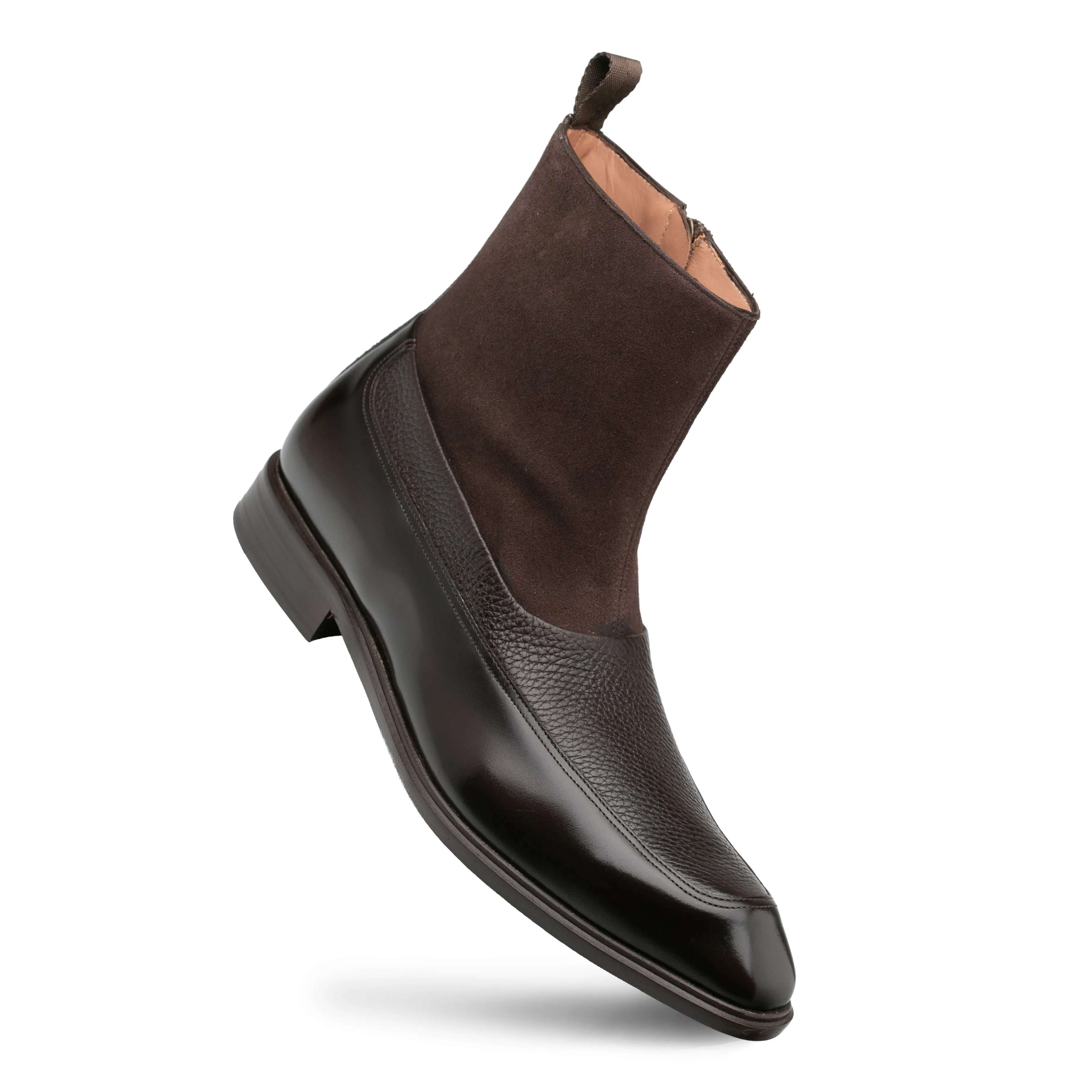 Calf/Suede Dress Boot