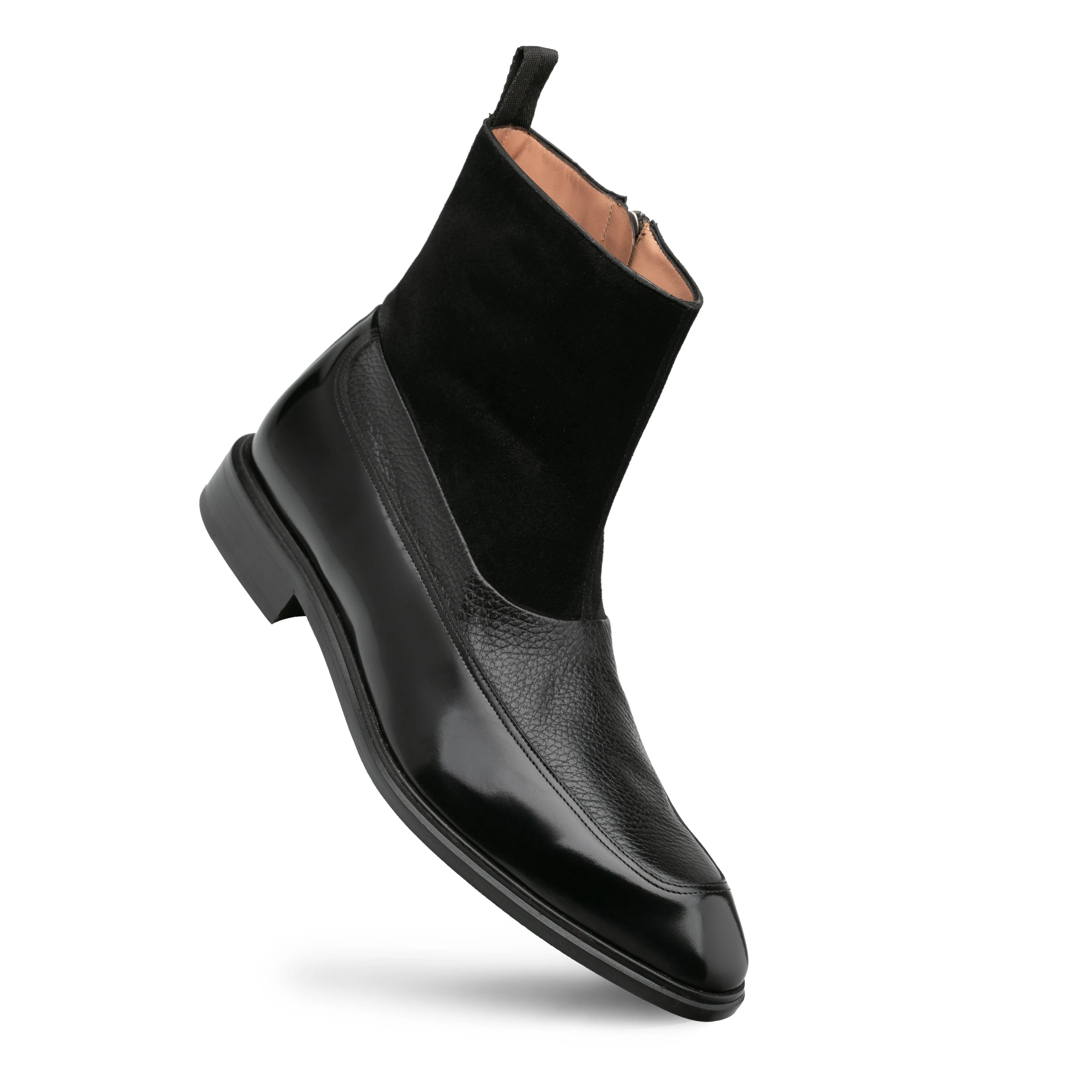 Calf/Suede Dress Boot