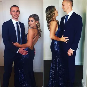 Charming Sexy Spaghetti Straps Mermaid Prom Dresses,Sparkly New Unique Design Prom Dress, PD0320