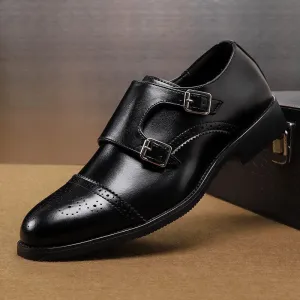 Christopher Mosley Thornton Double Monk Shoes