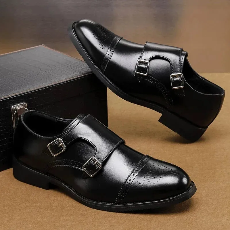 Christopher Mosley Thornton Double Monk Shoes