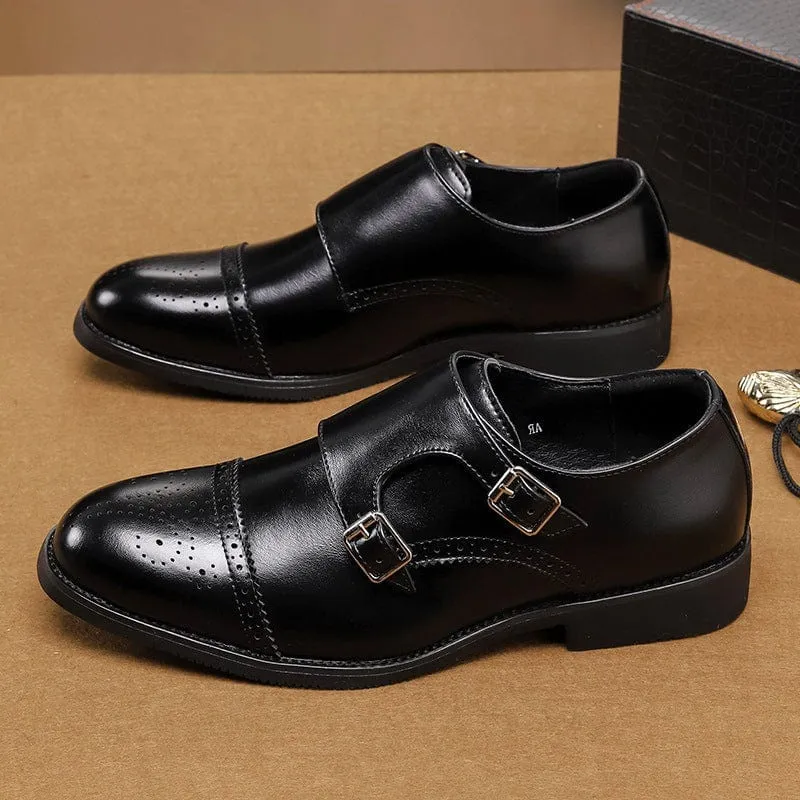 Christopher Mosley Thornton Double Monk Shoes
