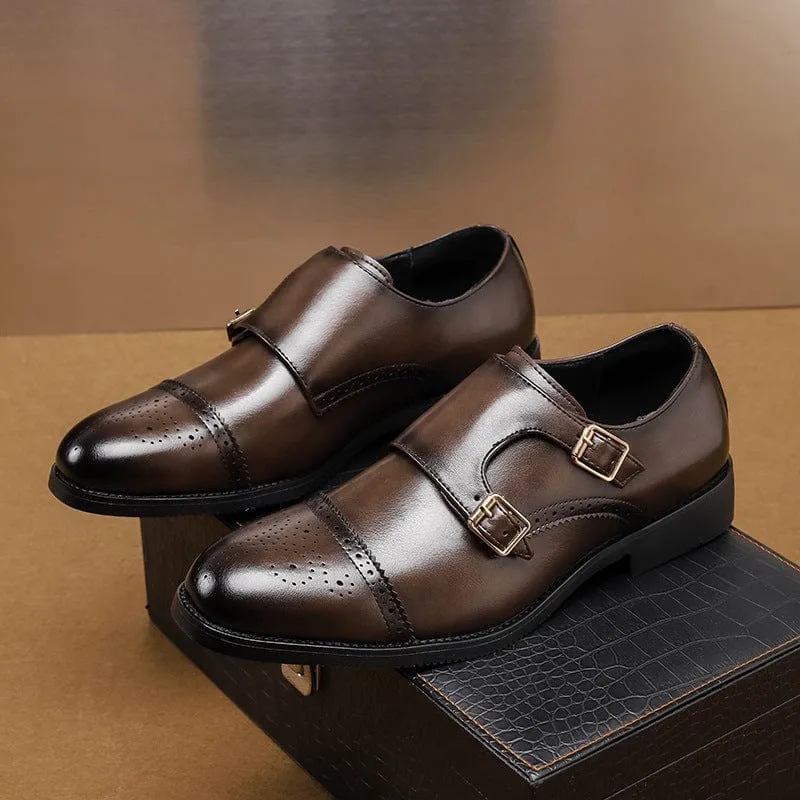 Christopher Mosley Thornton Double Monk Shoes