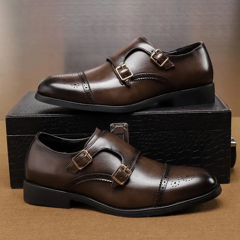 Christopher Mosley Thornton Double Monk Shoes