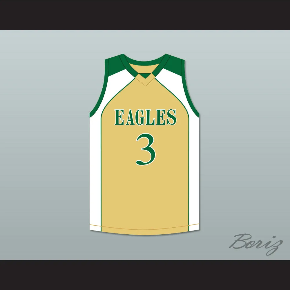 CJ McCollum 3 GlenOak High School Gold Basketball Jersey 2