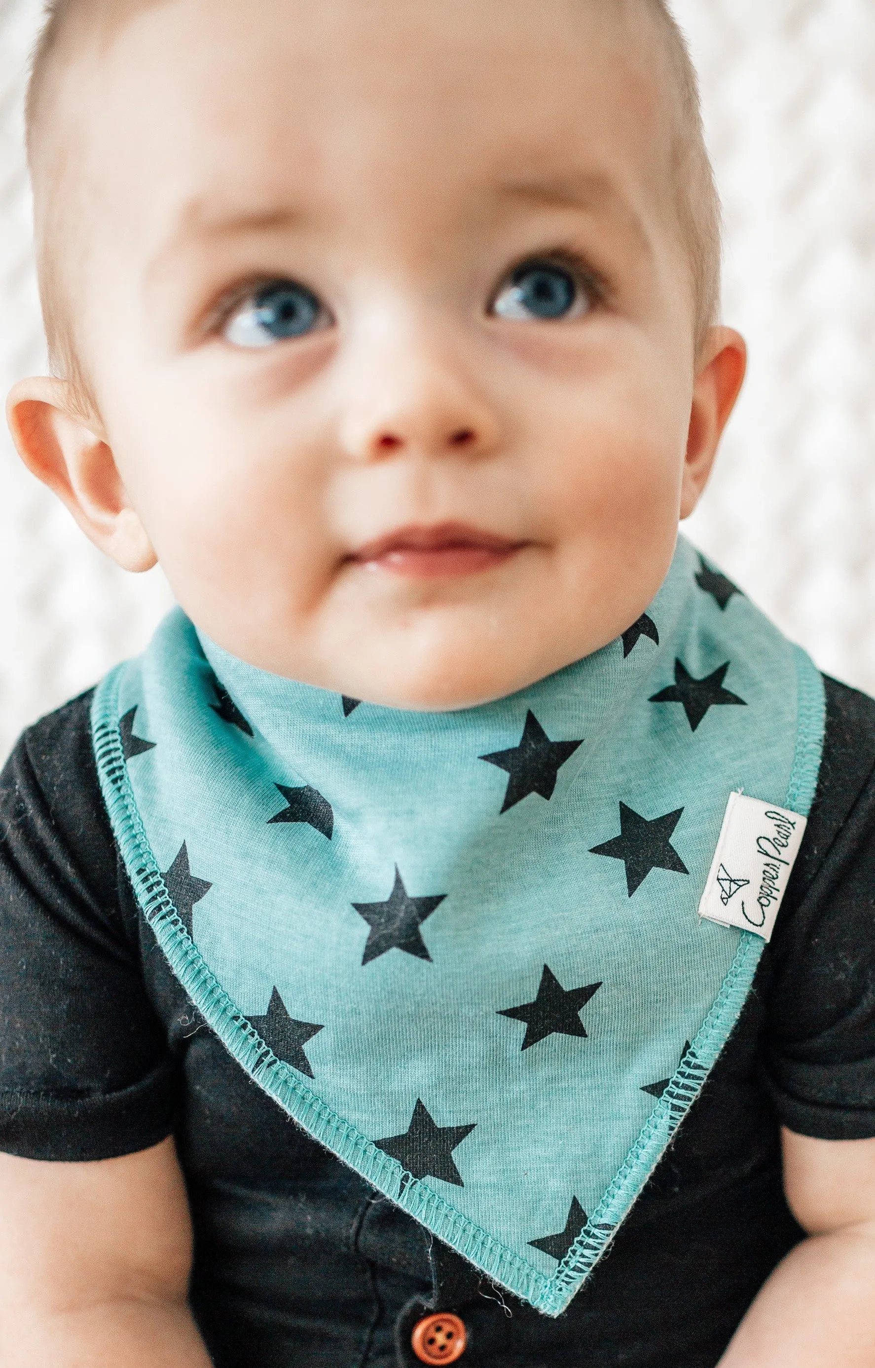 Copper Pearl Varsity Bandana Bib Set