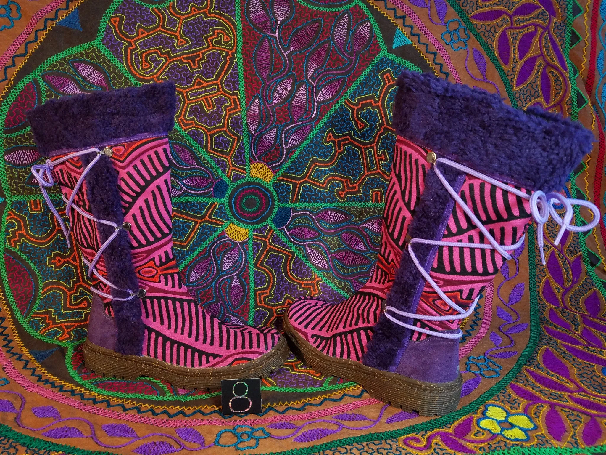 Cossack Shaman Zipper Mola Boot  Size 8 - Adalynn