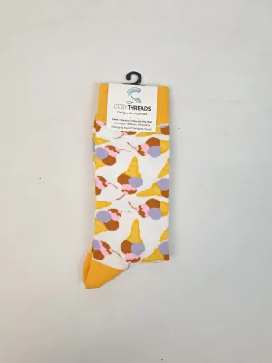 Cosythreads ice cream print socks