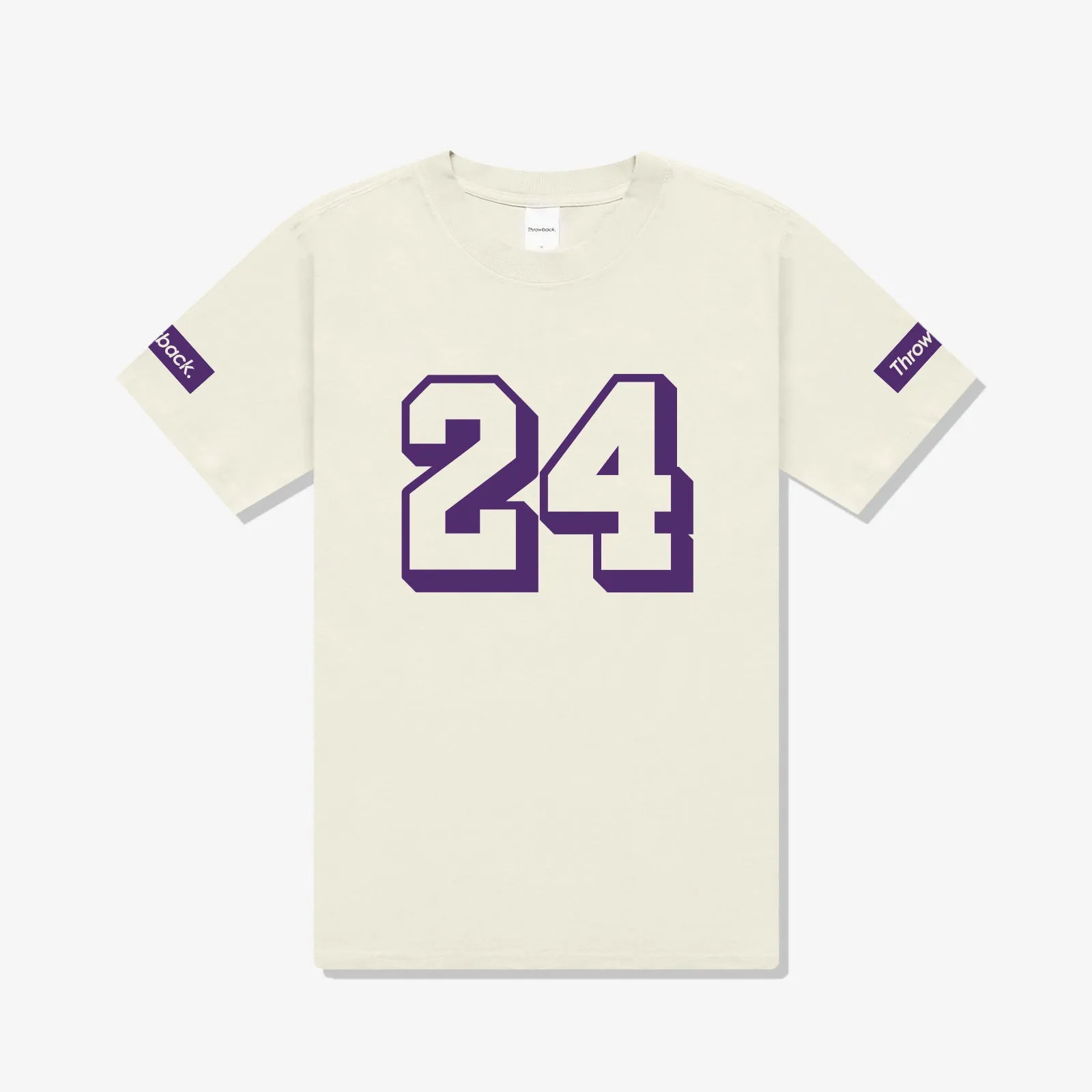 Court Capital #24 T-Shirt - Faded Oatmeal