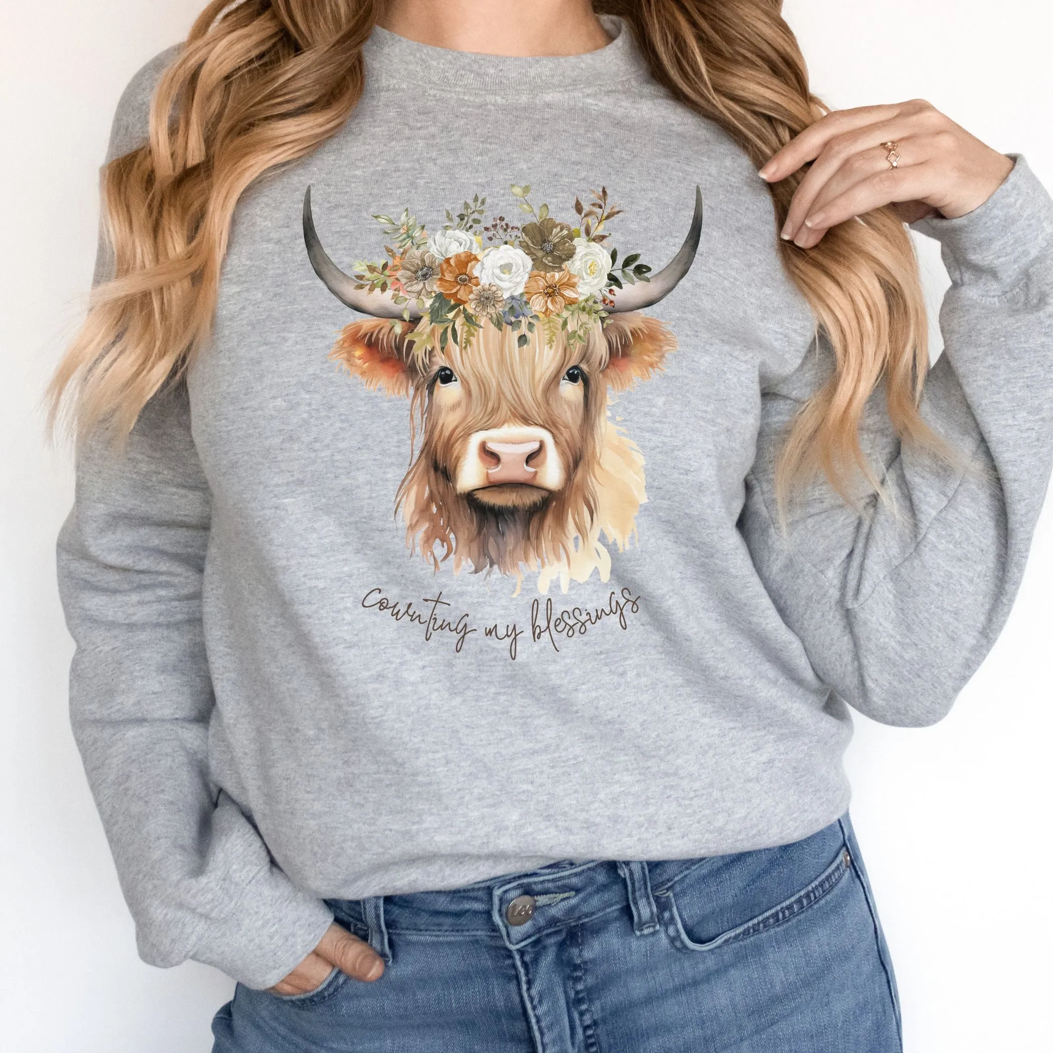 Cownting My Blessings Sweatshirt