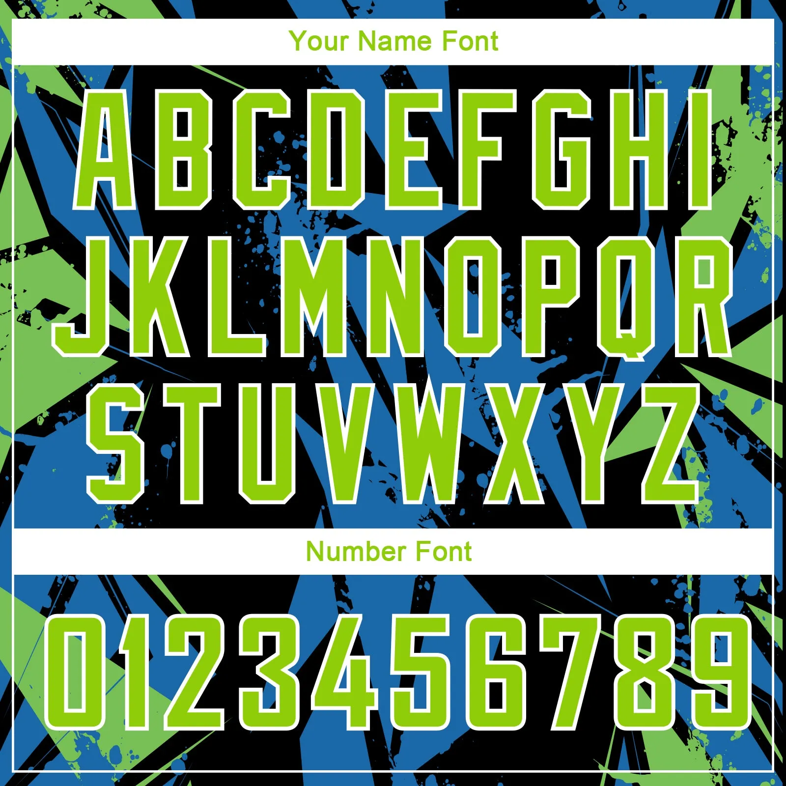 Custom Black Neon Green-Blue 3D Pattern Design Geometric Shapes Authentic Basketball Jersey