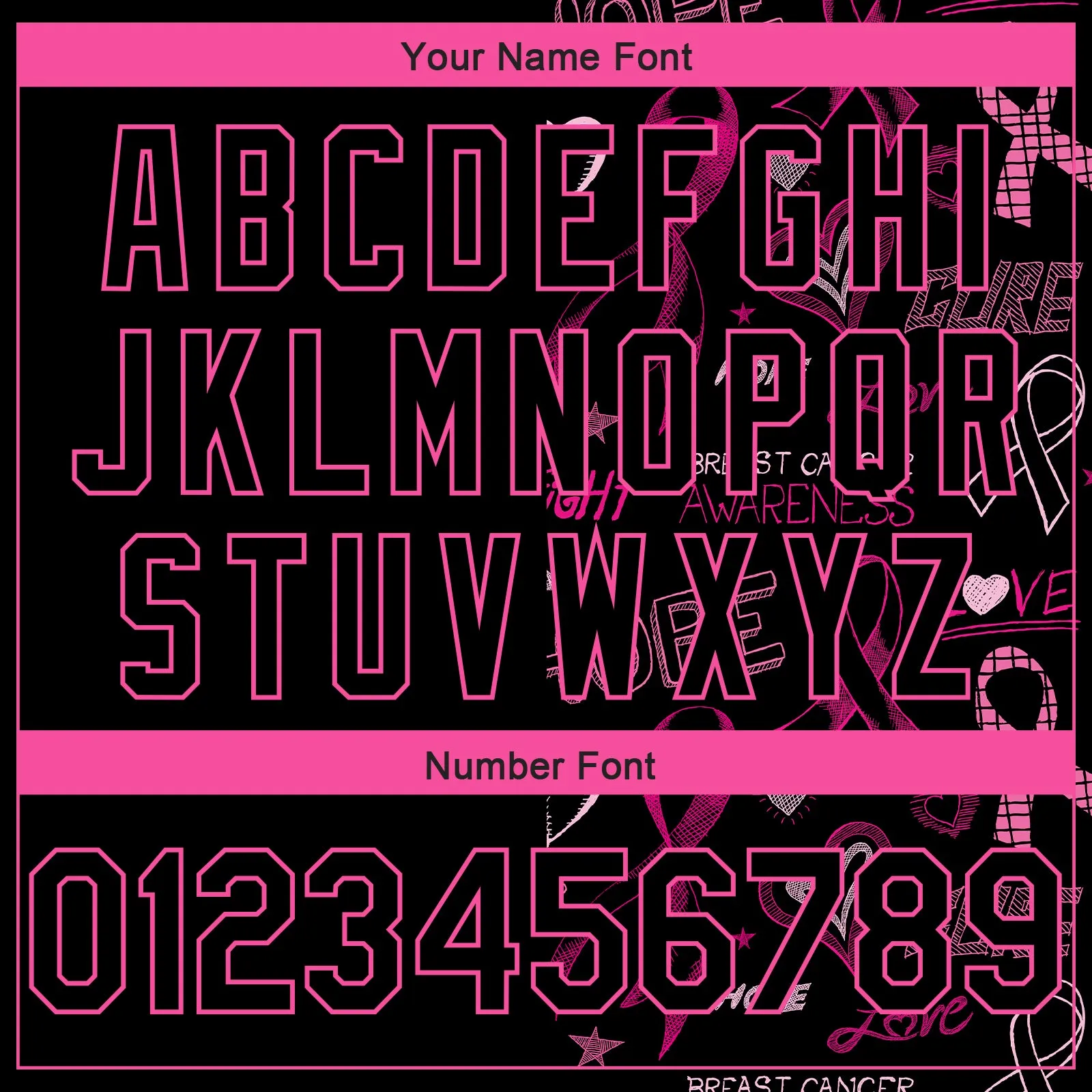 Custom Black Pink-Light Blue 3D Pattern Design Pink Ribbon Breast Cancer Awareness Month Women Health Care Support Authentic Basketball Jersey