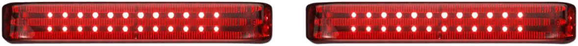 Custom Dynamics PB-SBSEQ-BCM4BR Probeam Sequential LED Saddlebag Light - Gloss Black With Red Lens