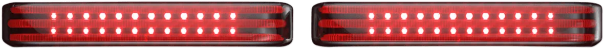 Custom Dynamics PB-SBSEQ-BCM4BR Probeam Sequential LED Saddlebag Light - Gloss Black With Red Lens