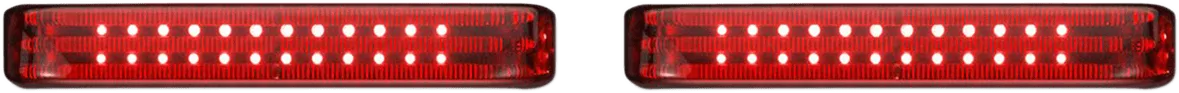 Custom Dynamics PB-SBSEQ-BCM4BR Probeam Sequential LED Saddlebag Light - Gloss Black With Red Lens