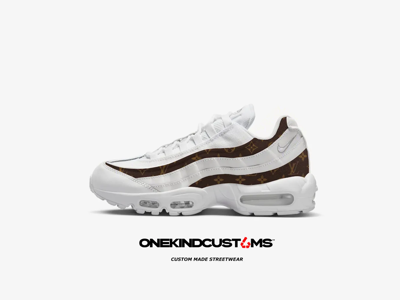 Custom Made Nike AirMax 95’s (White)