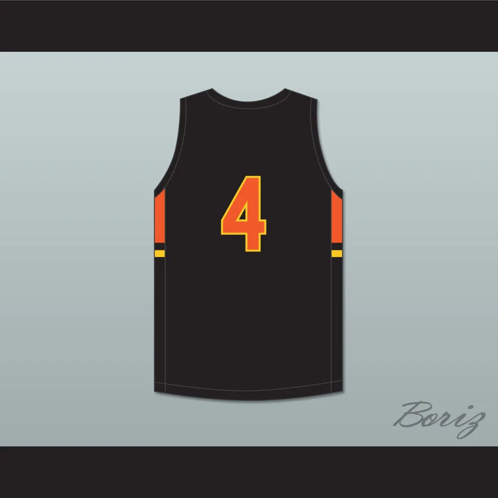 Dalen Terry 4 Corona del Sol High School Aztecs Black Basketball Jersey 1