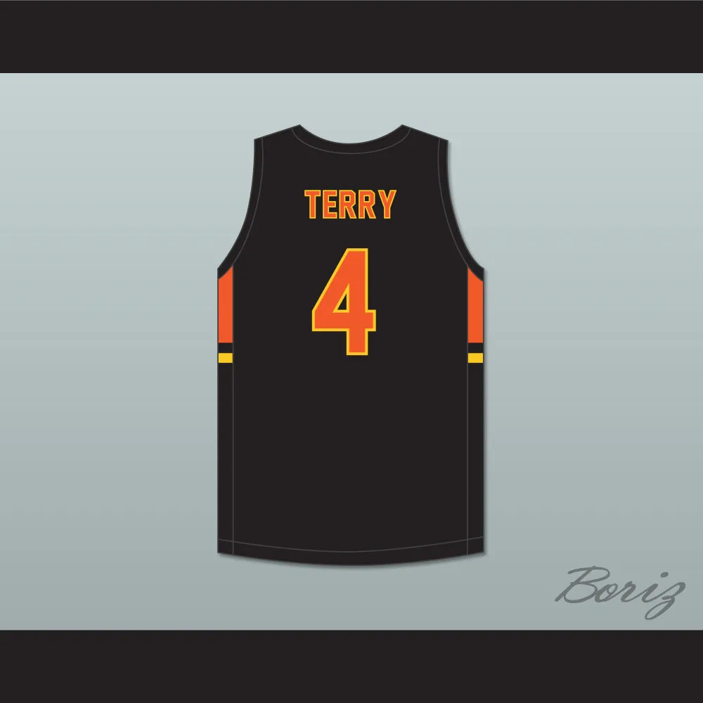 Dalen Terry 4 Corona del Sol High School Aztecs Black Basketball Jersey 2