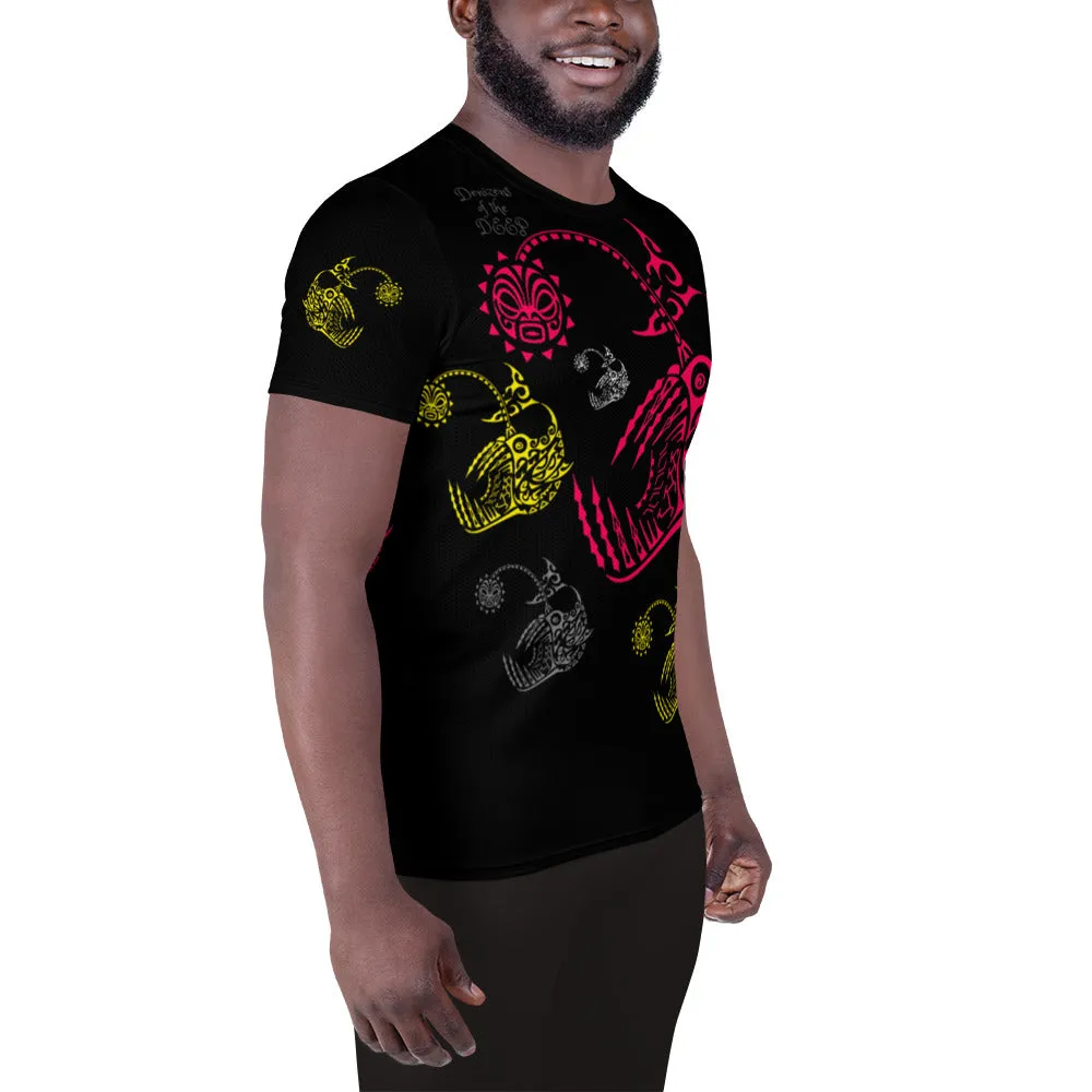 Denizens of the Deep All-Over Print Men's Athletic T-shirt