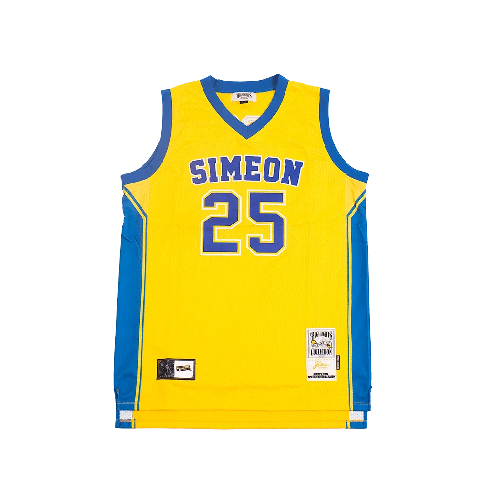 DERRICK ROSE SIMEON HIGH SCHOOL BASKETBALL JERSEY