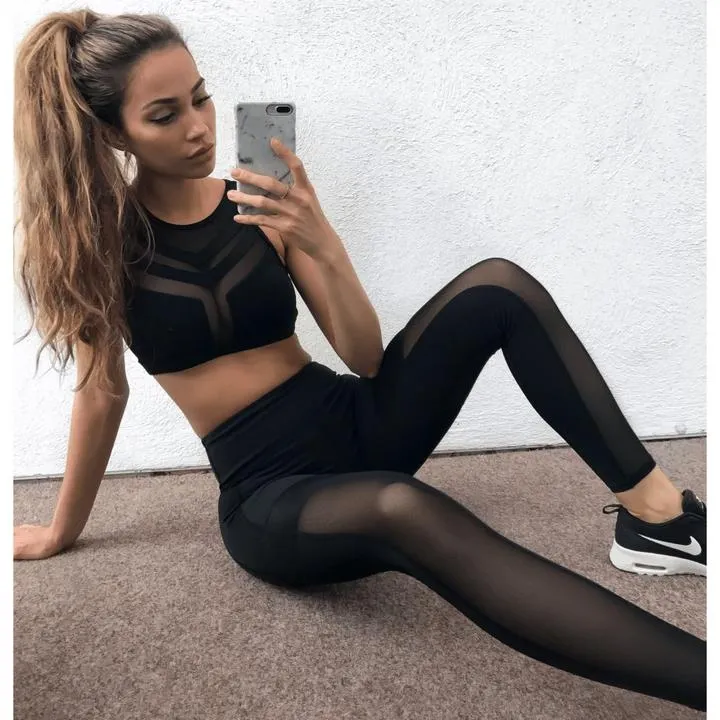 Designer Meshwork Sports Bra