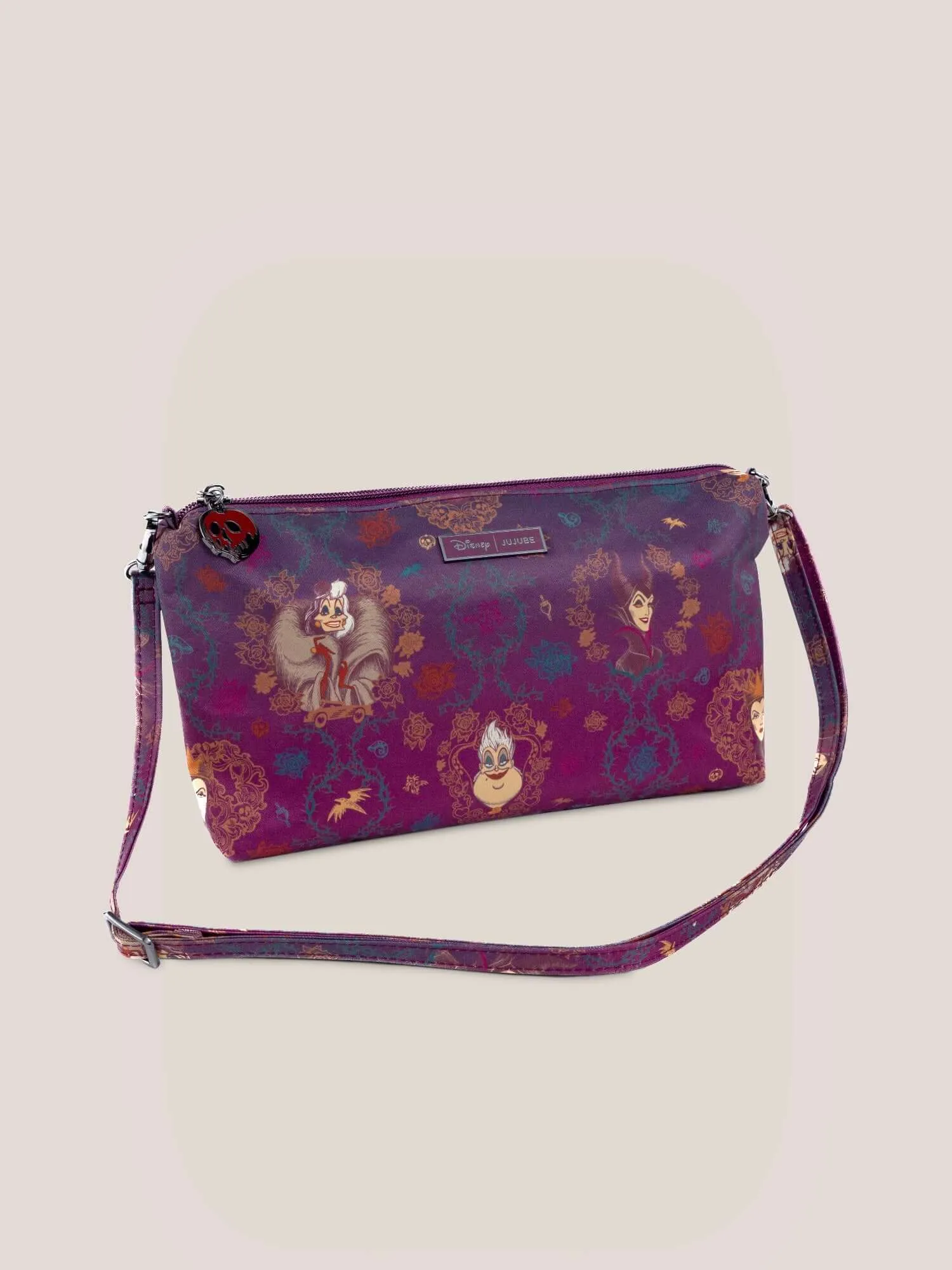 Disney Villains Be Quick Shoulder Diaper Bag Accessory — Dark Purple