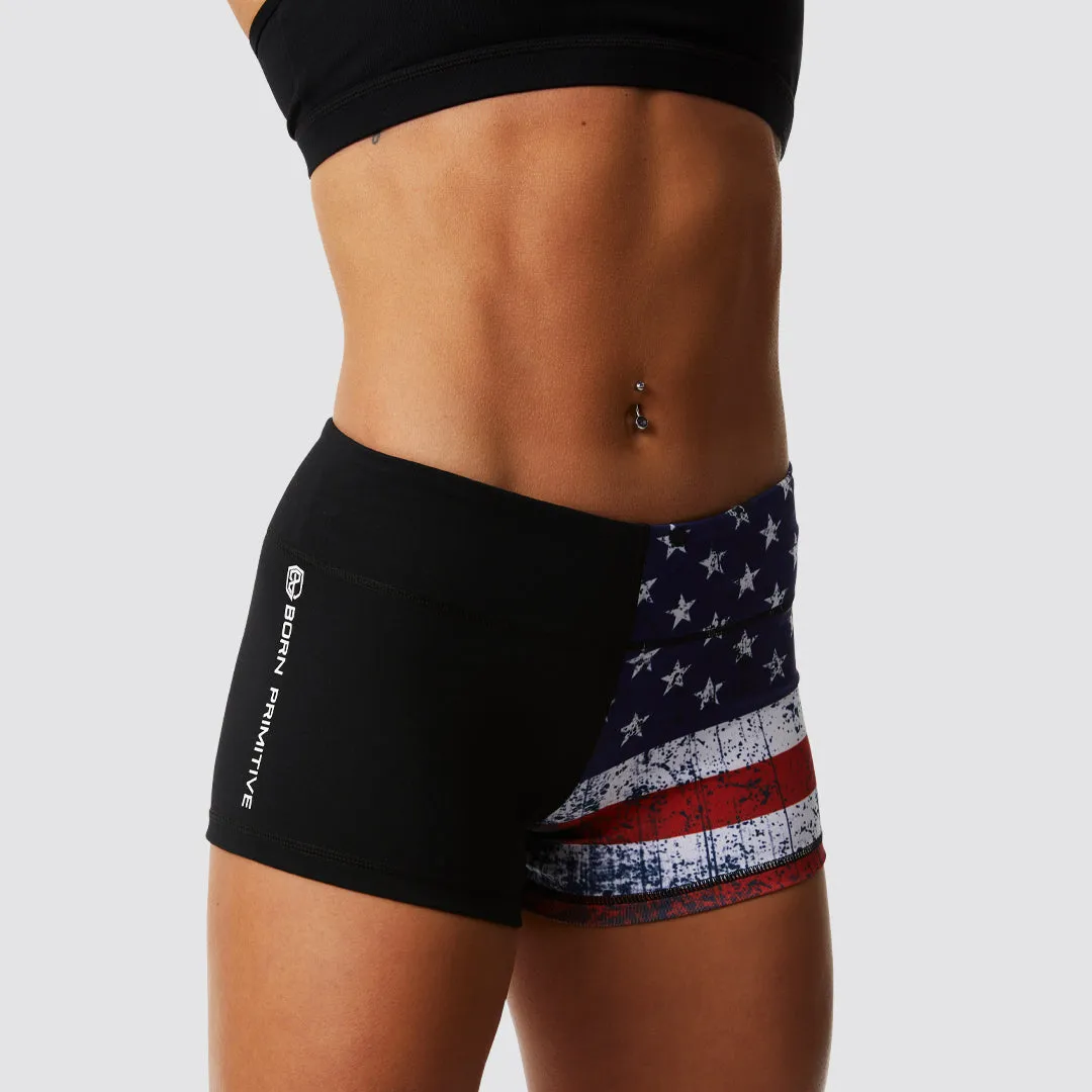 Double Take Booty Short (Patriot Edition)