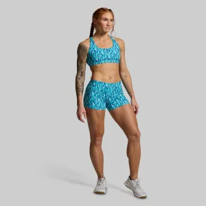 Double Take Booty Short Set (Waterfall)