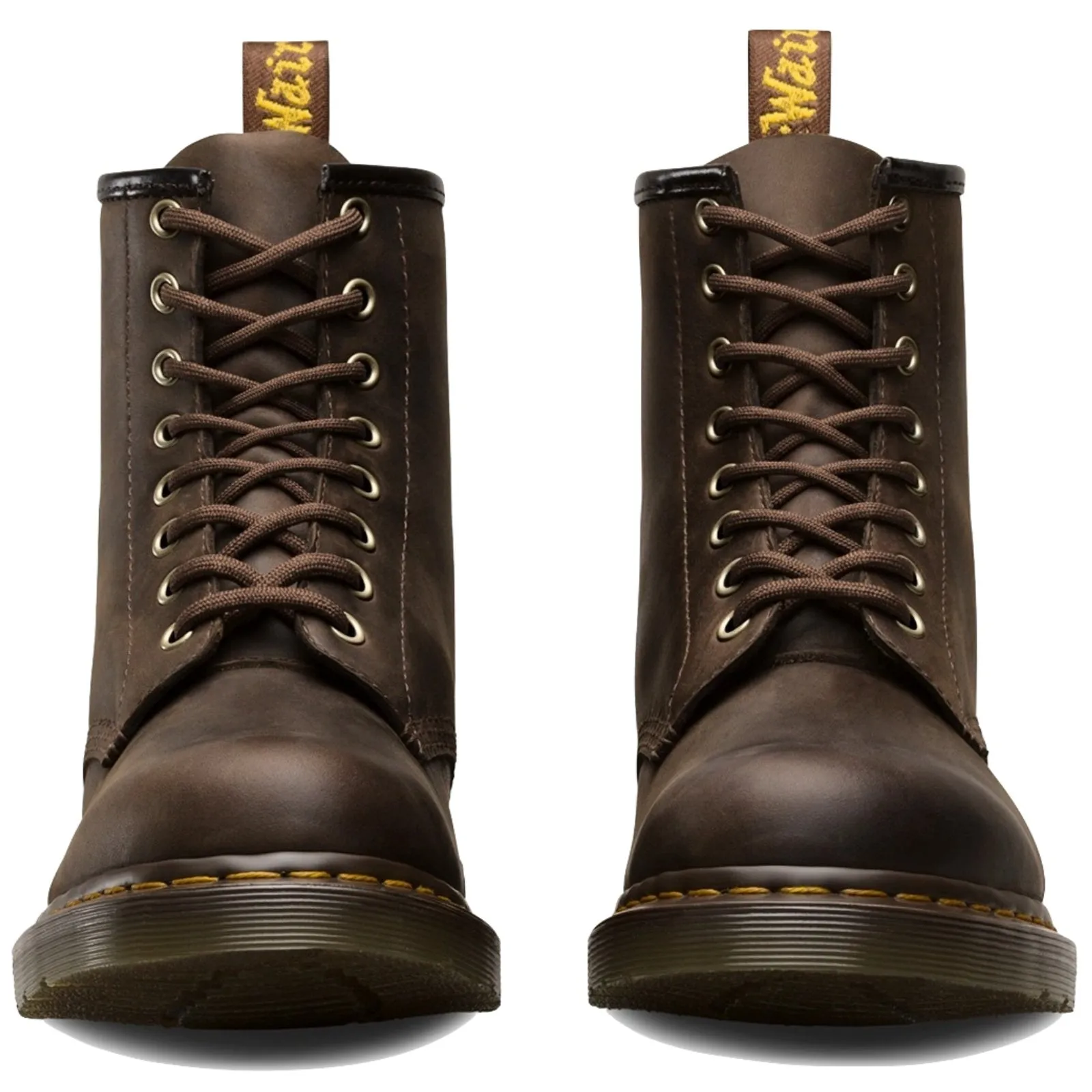 Dr. Martens 1460 8 Up Crazy Horse Leather Boots Shoes