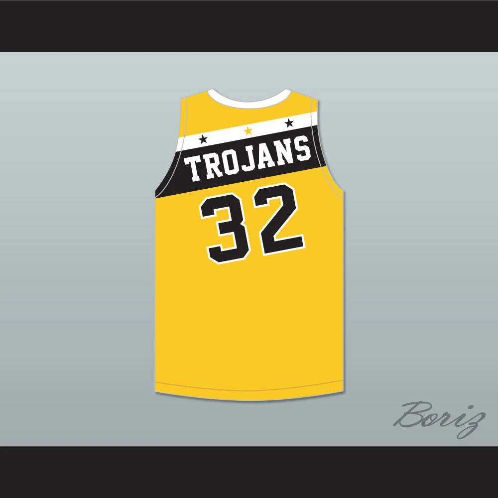 Draymond Green 32 Saginaw High School Trojans Yellow Gold Basketball Jersey 1