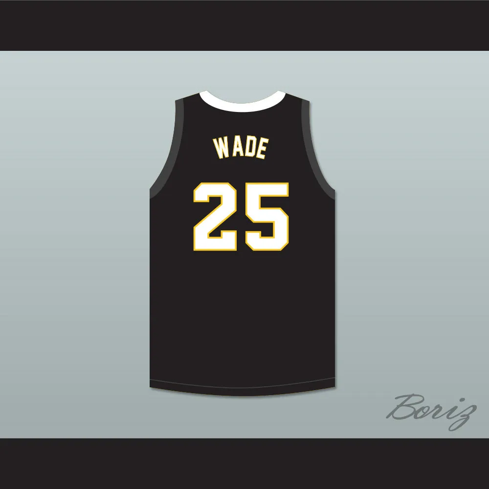 Dwyane Wade 25 Harold L. Richards High School Bulldogs Black Basketball Jersey 6