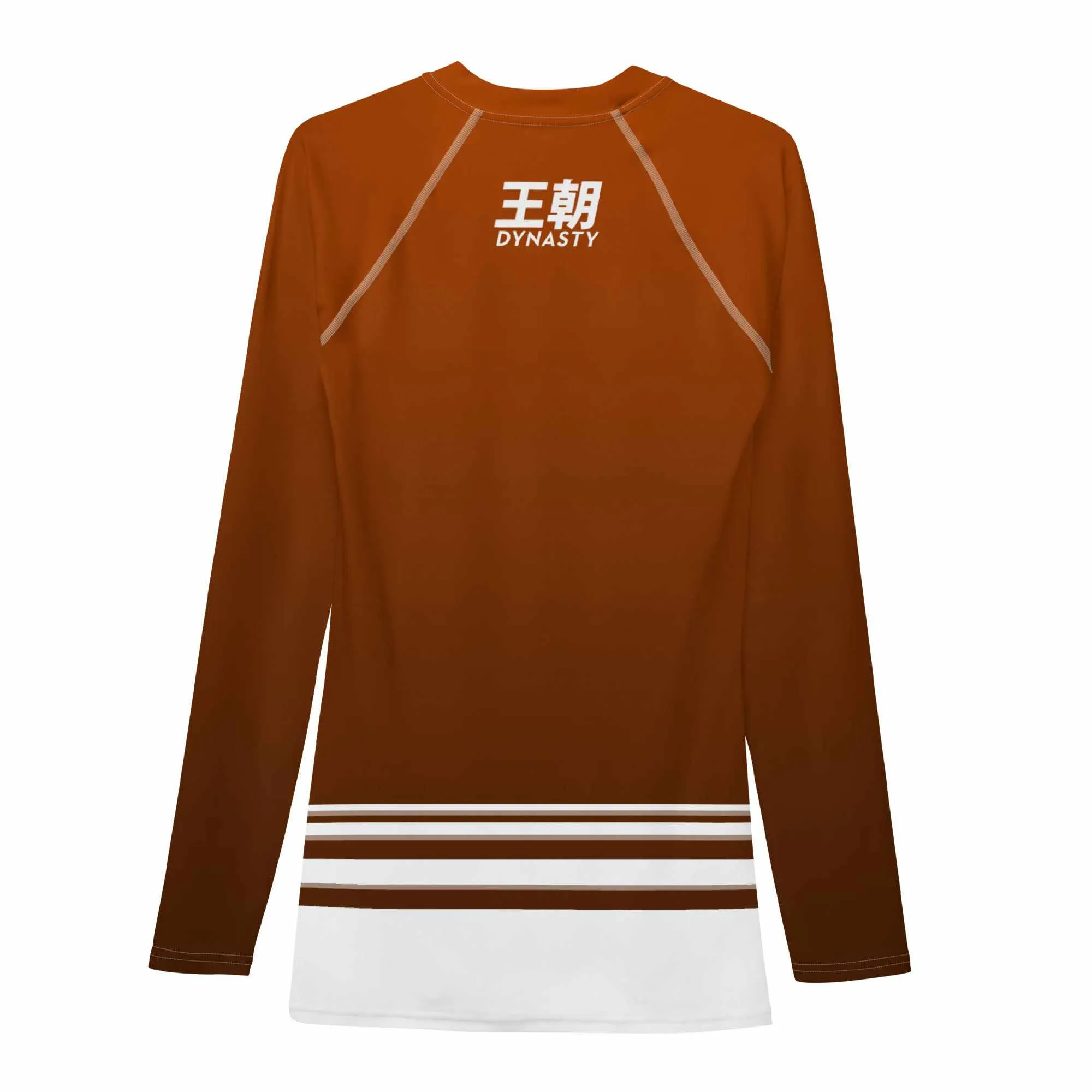 Dynasty Combat Sports IBJJF Competition Rash Guard (Brown)
