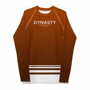 Dynasty Combat Sports IBJJF Competition Rash Guard (Brown)