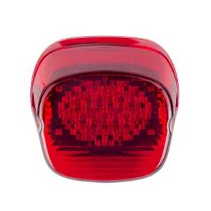 Eagle Lights Flashing Strobe Layback LED Tail Brake Light Kit for Harley Davidson - Bottom Window
