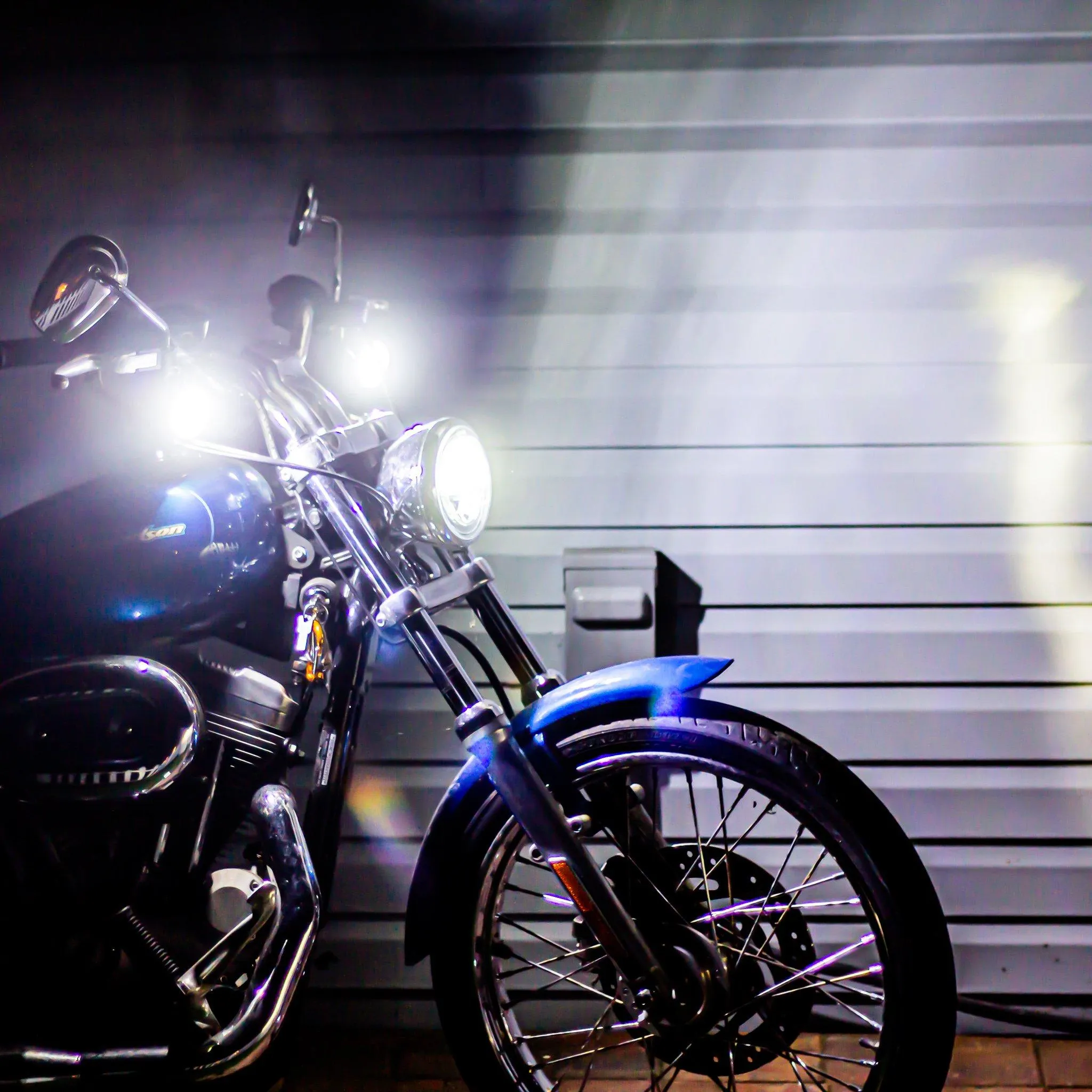 Eagle Lights Midnight Edition Front and Rear LED Turn Signal Kit for Harley Davidson Motorcycles - 1157 Front / 1156 Amber Rear