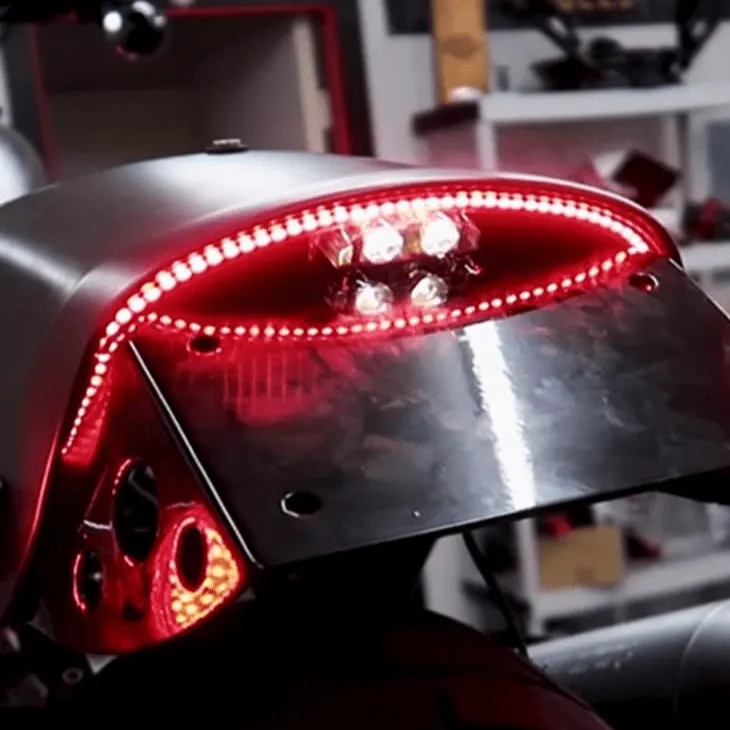 Eagle Lights SLIMLINE Auxiliary Run, Turn Signal and LED Brake Light for for 2018  Harley Davidson Fat Bob