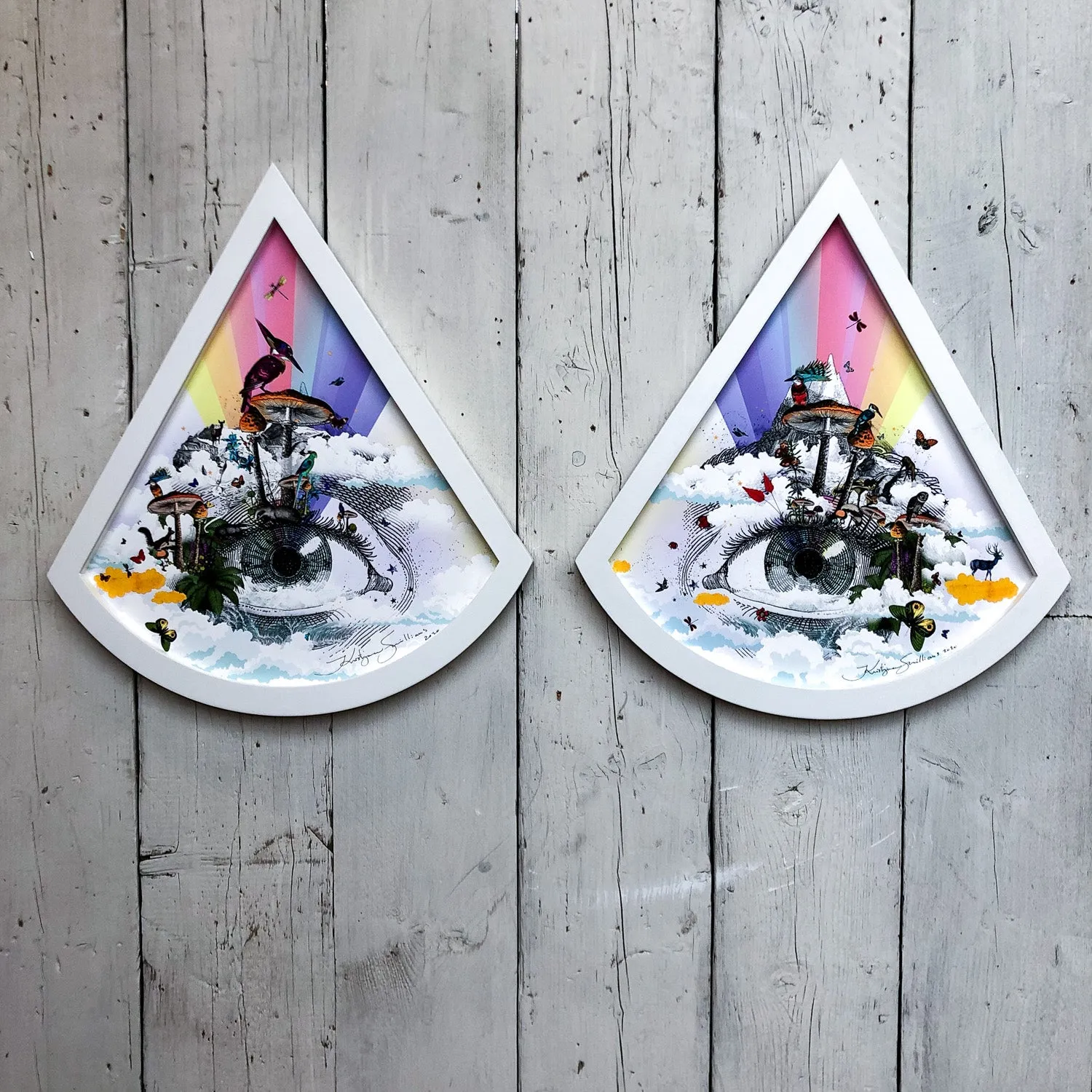Eg se tig - Rainbow eyed - Art Print Collection