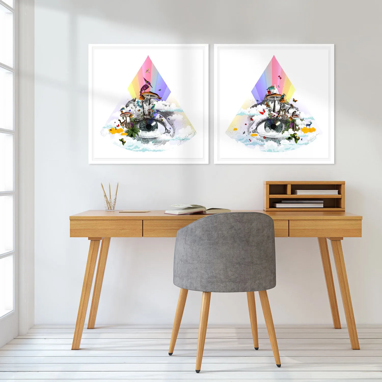 Eg se tig - Rainbow eyed - Art Print Collection