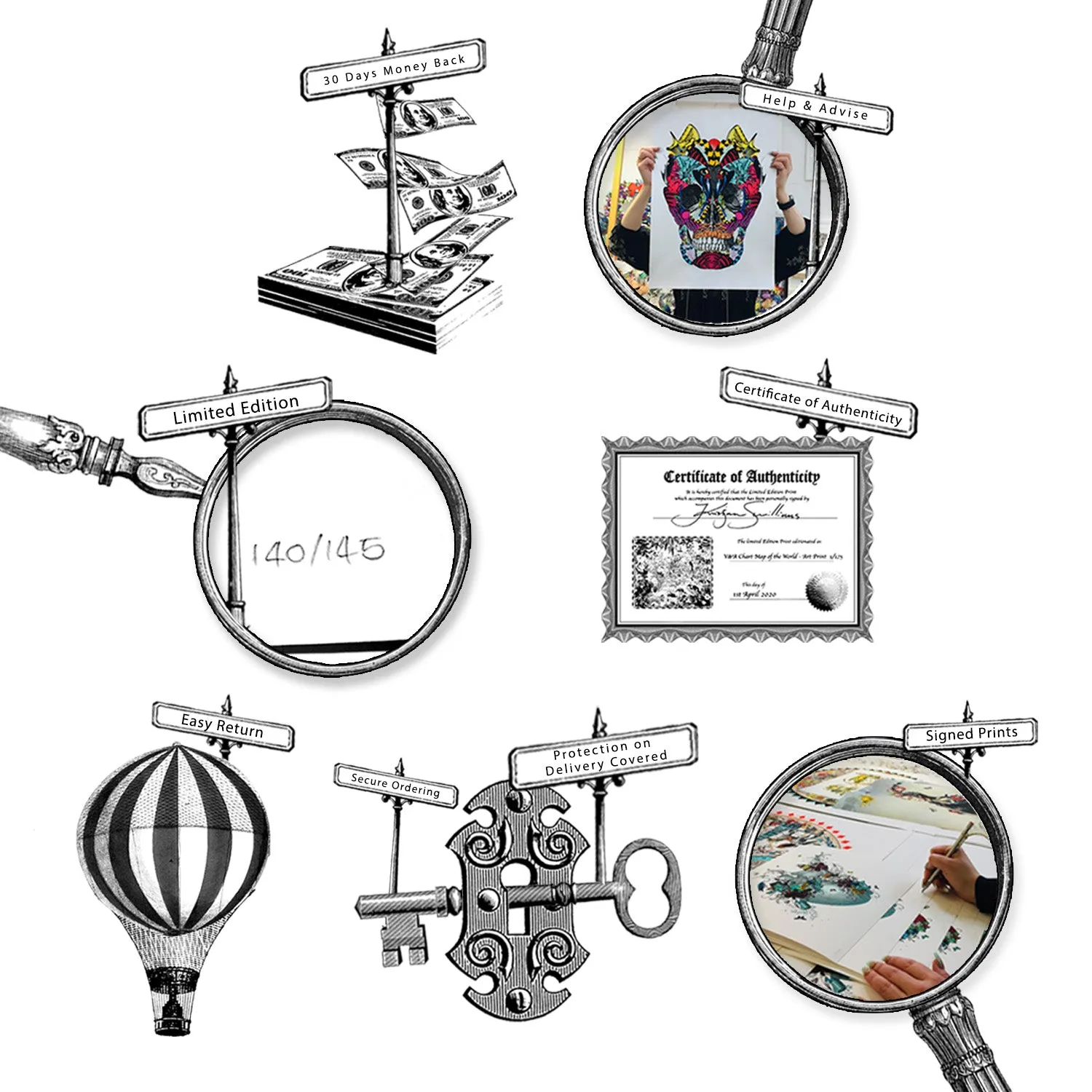 Eg se tig - Rainbow eyed - Art Print Collection