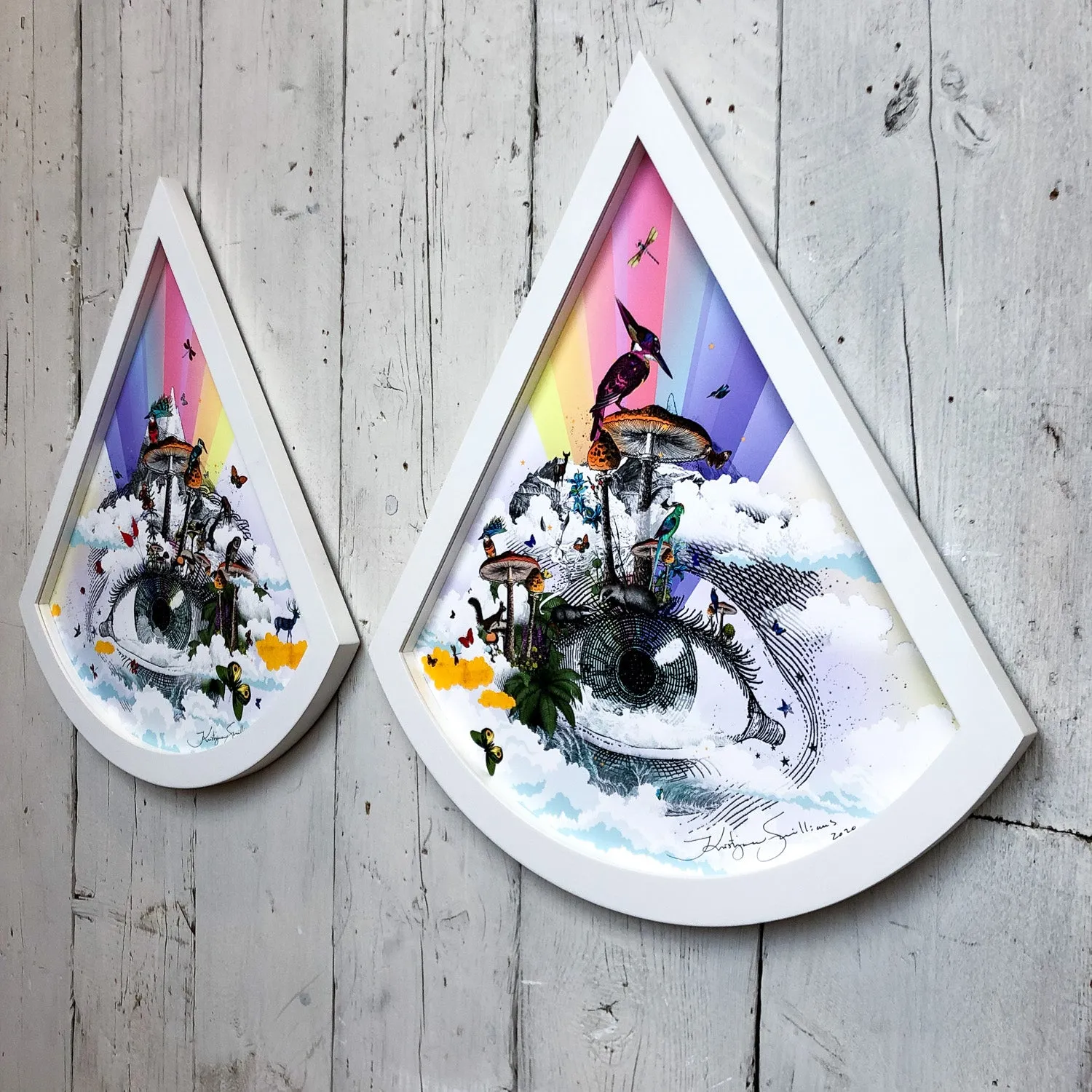 Eg se tig - Rainbow eyed - Art Print Collection