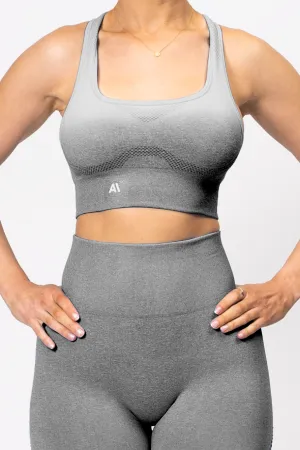 Ella Ombre Sports Bra Grey