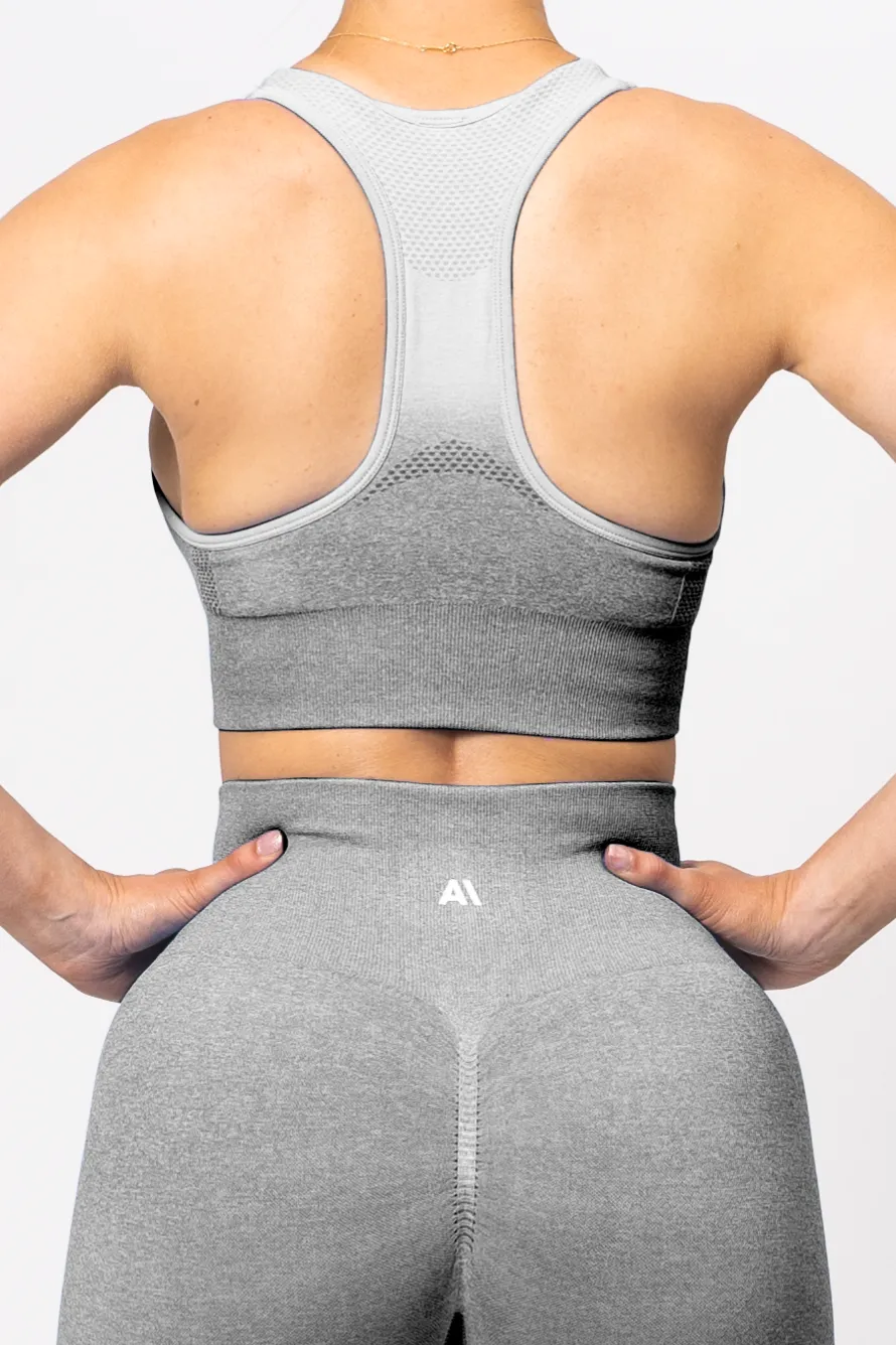 Ella Ombre Sports Bra Grey