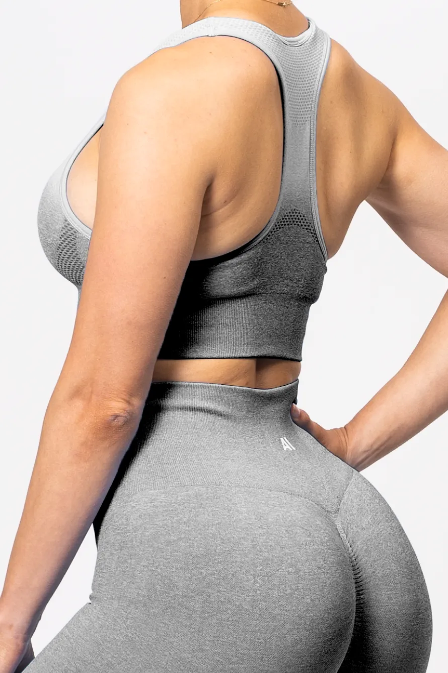 Ella Ombre Sports Bra Grey