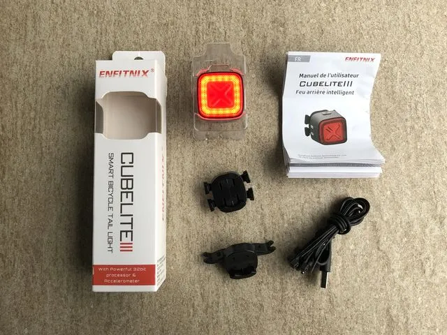 Enfitnix Cubelite III Smart Tail Light (3 Months Warranty)