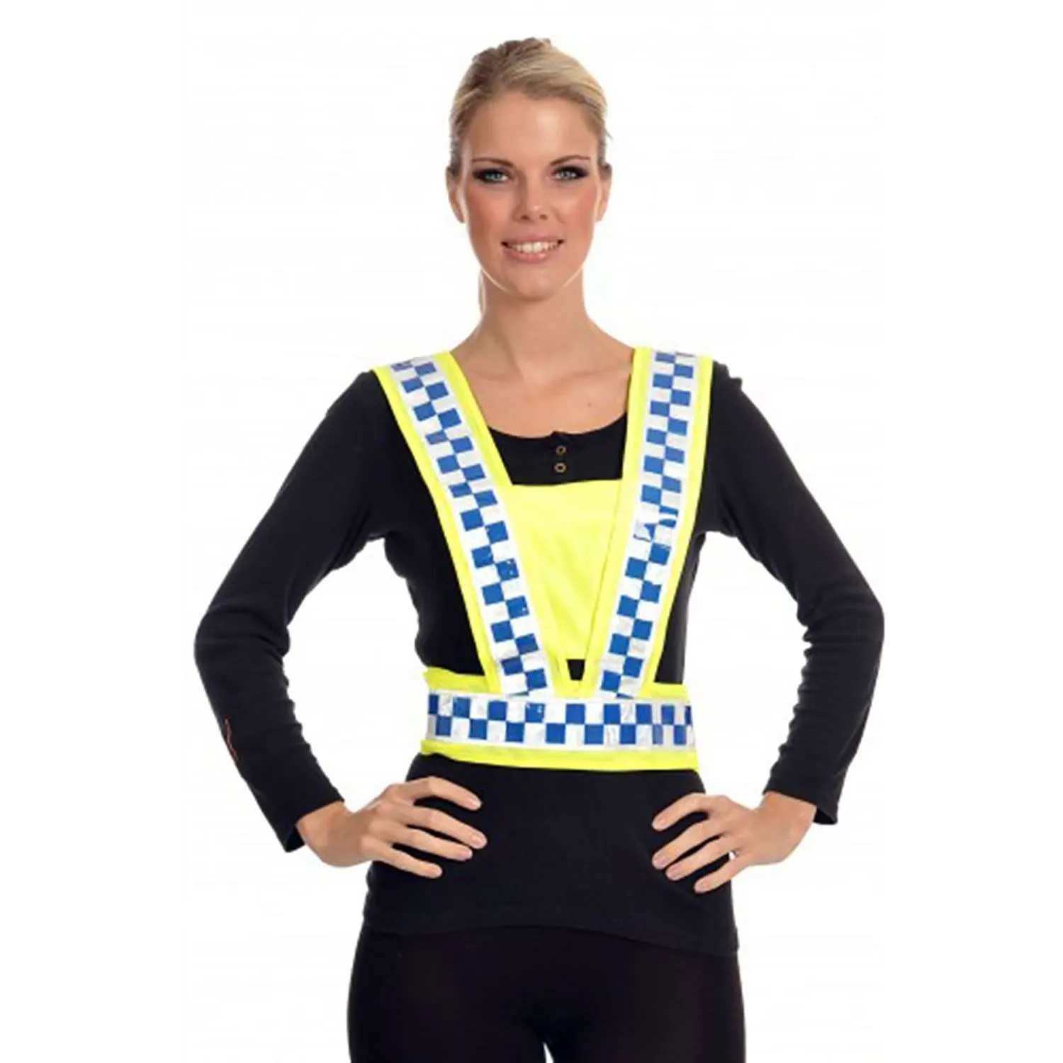 Equisafety Polite Hi-Vis Adjustable Body Harness