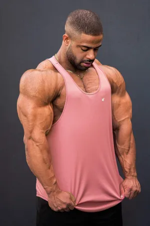 Fast-Dry Bodybuilding Workout Stringer - Salmon