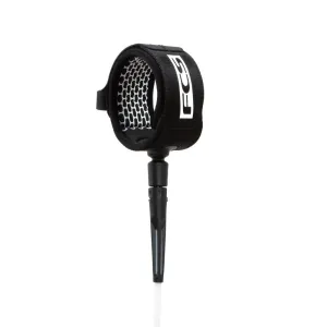 FCS ALL ROUND ESSENTIAL LEASH 9' WHITE/BLACK