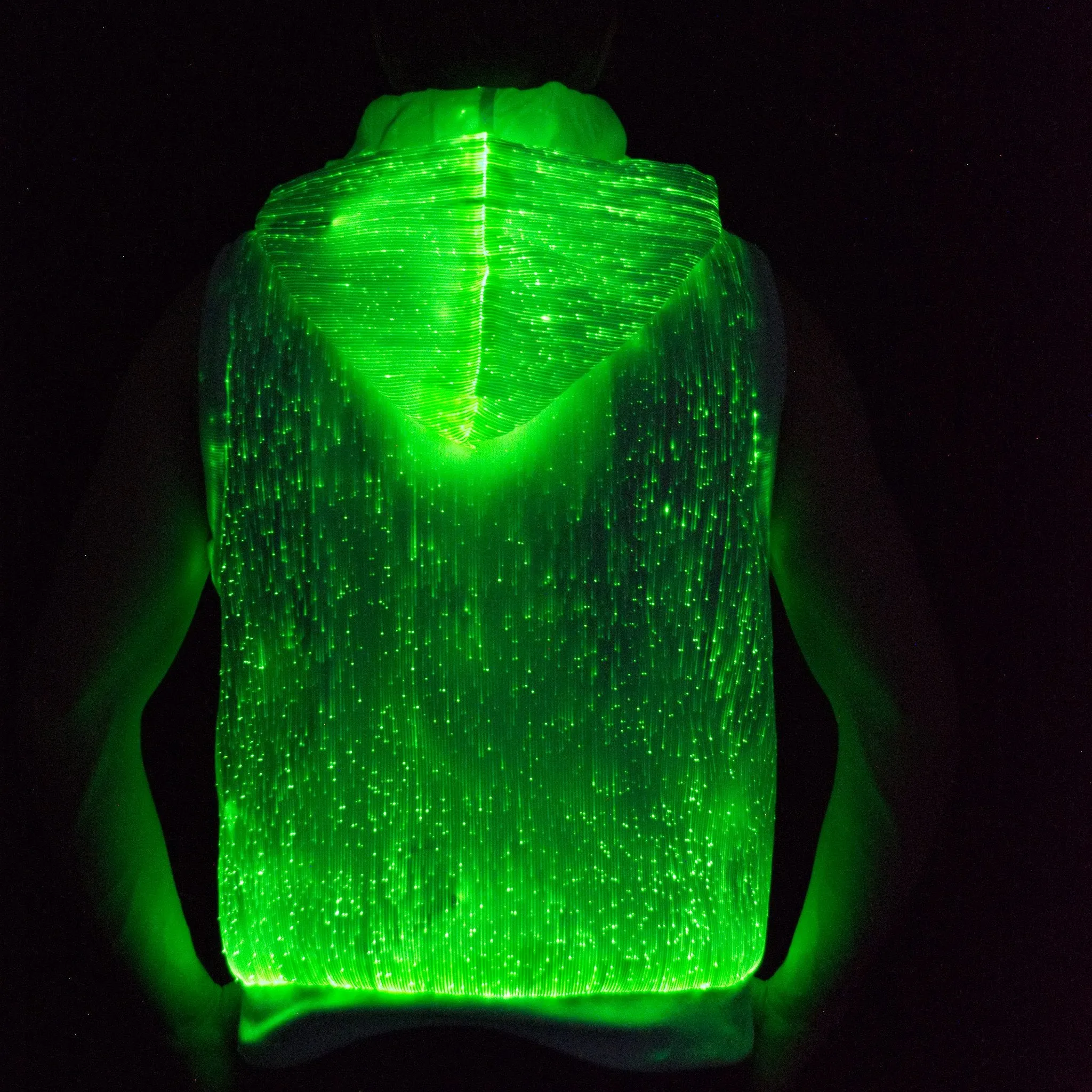 Fiber Optic Women's Sleeveless Hoodie
